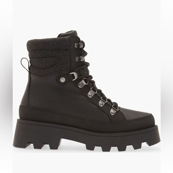 NIB Cougar Suma Waterproof Boot (Women) Black Lugged Sole - Picture 4 of 9